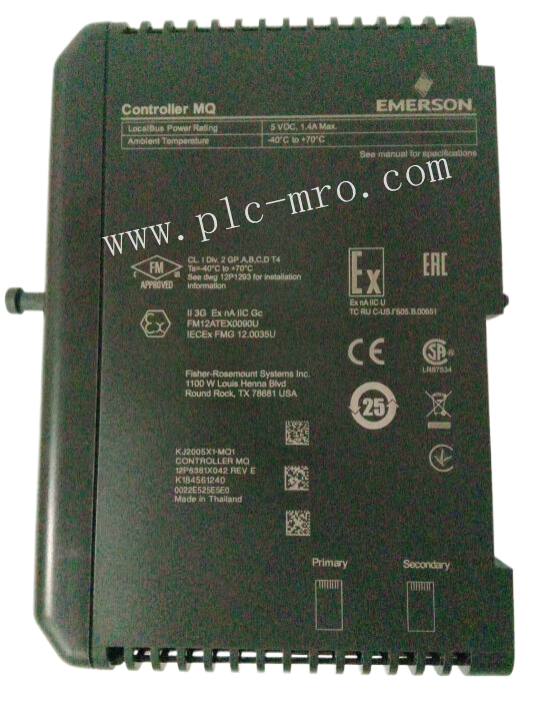 EMERSON CE3008 KJ2005X1-MQ1工业化工系统模块备件